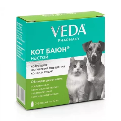 КотБаюн для кошек и собак настой 10 мл фл, 3 шт