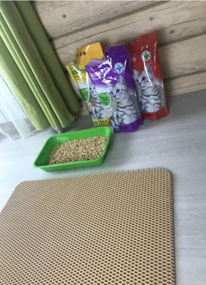 Коврик для туалета зверьё моё чистый пол, 60*75