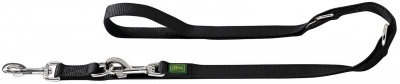 Hunter Extra Long 25/300 поводок-перестежка для собак нейлон черный