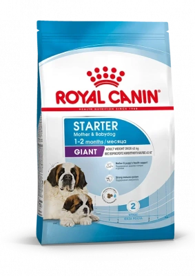 Royal Canin Giant Starter Сухой корм для собак очень крупных пород, беременных, лактирующих и для щенков до 2-х месячного возраста