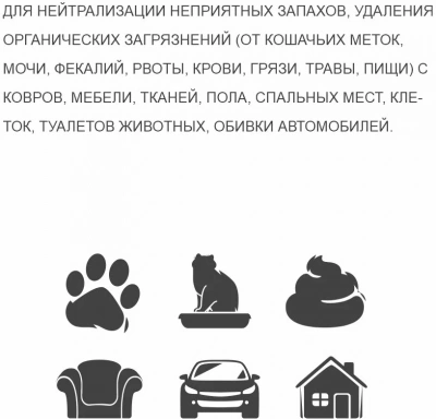 Doctor VIC Спрей-нейтрализатор пятен и запаха животных, апельсин, 500 мл.