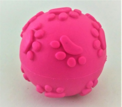 Игрушка резиновая мяч лапка 6 см