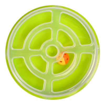 GEORPLAST Vertigo Игрушка для кошек с шариком 29см пластик