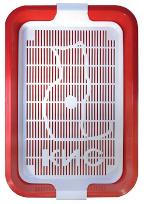 Зооэкспресс Туалет Кис большой с сеткой, 39х26,5х6,5 см