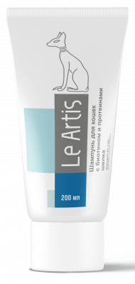Le Artis Шампунь для кошек с биотином и протеинами шелка 200мл