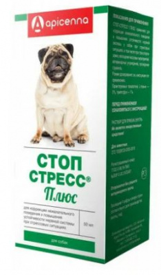 Стоп-Стресс плюс капли для собак, 50 мл