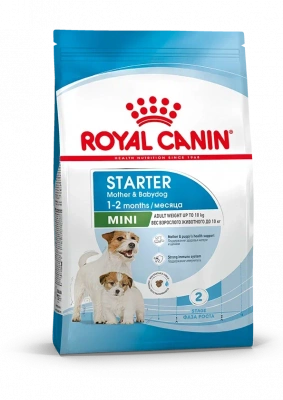 Royal Canin Mini Starter Сухой корм для собак мелких пород, беременных, лактирующих и для щенков до 2-х месячного возраста