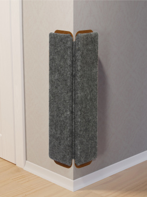 Rich Breed Когтеточка эконом угловая малая, ковролин, 54*11+11 см