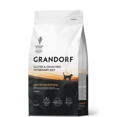 GRANDORF Veterinary Diet Cat Gastrointestinal ветеринарная диета для кошек при расстройстве желудка, c индейкой