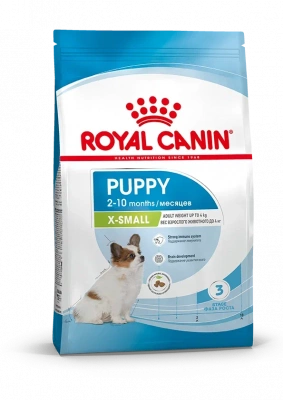 Royal Canin X-Small Puppy Сухой корм полнорационный для щенков миниатюрных пород (вес взрослой собаки до 4 кг) в возрасте до 10 месяцев