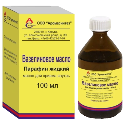 Вазелиновое масло 100мл (для внутреннего применения)