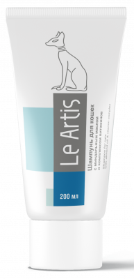 Le Artis Шампунь для кошек гипоаллергенный с миндальным маслом 200мл