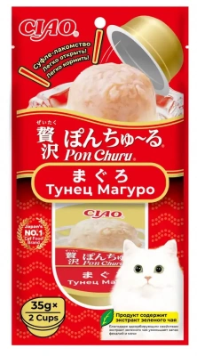 Inaba Ciao Pon Churu cуфле тунец Магуро, 35г*2шт