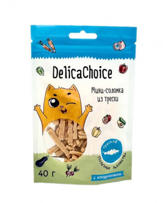 DelicaChoice  Мини-кубики из трески, 40г