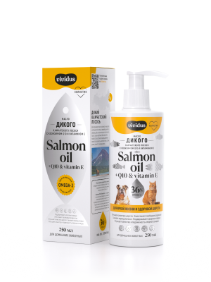 Vividus Масло дикого лосося с Q10 и витамином Е