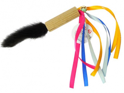 GoSi Игрушка цилиндр с норкой звенящий с кошачей мятой