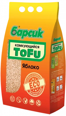 Барсик Tofu наполнитель яблоко