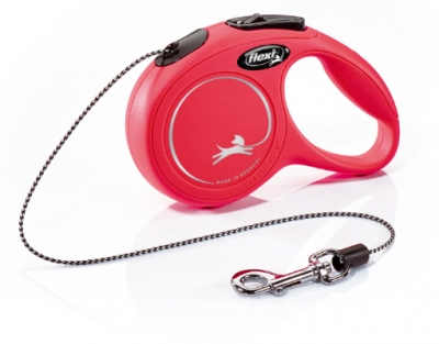 flexi New Classic Cat XSmall (3м до 8кг) Тросовый поводок рулетка для мелких животных