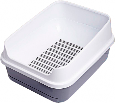 Джи Пи Ай Туалет Манюша МL с бортом (унико), с выдвижным поддоном 50*36*25 см