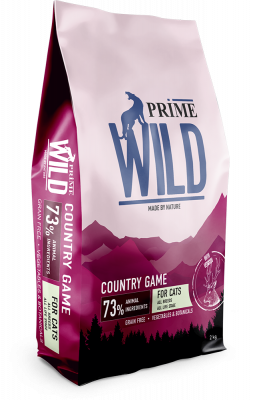 Prime Wild GF Country Game сухой корм для котят и кошек с олениной и уткой